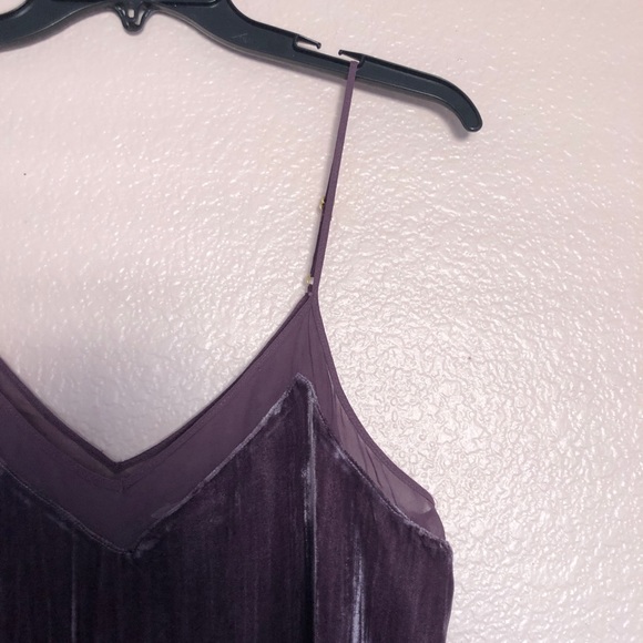 LUCKY BRAND | BRAND NEW VELOUR PURPLE TANK - Picture 4 of 5